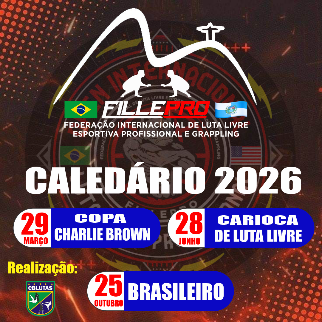 CALENDÁRIO FILLE PRO RIO 2026